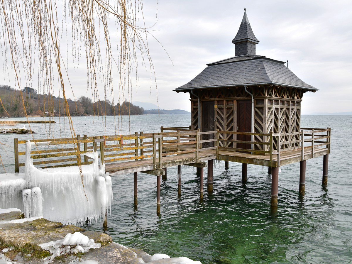 Le bain des dames&nbsp;gelé